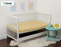 BeechBliss TENCEL Modal Crib-Sized Fitted Sheet - Sun Shower