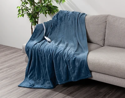 Heated Throw - Teal Blue