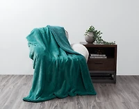 Chevron Etch Throw - Deep Sea