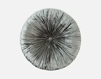 Pleated Velvet Round Cushion