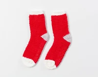 Non Slip Lounge Socks - Red
