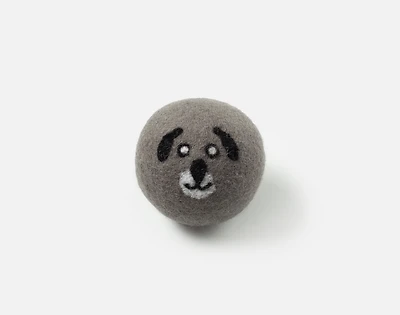 Embroidered 100% Wool Dryer Ball - Buddy