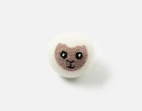 Embroidered 100% Wool Dryer Ball - Lambert