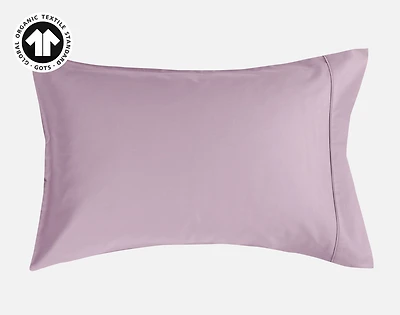 300TC Organic Cotton Pillowcases - Amethyst Purple (Set of 2)