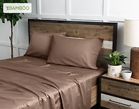 Bamboo Cotton Sheet Set - Mocha Whip