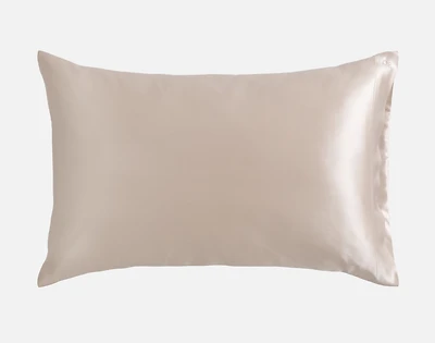 100% Mulberry Silk Pillowcase - Champagne (Sold Individually)