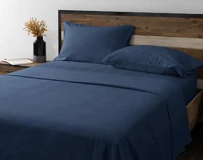 Organic Cotton Flannel Sheet Set - North Sea