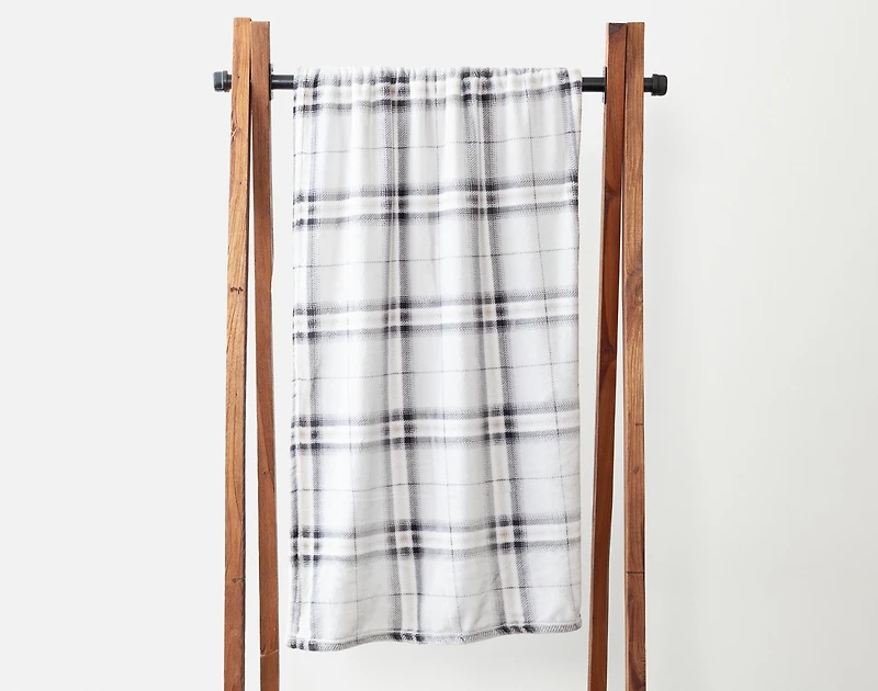 Plaid Fleece Throw - Strathmore