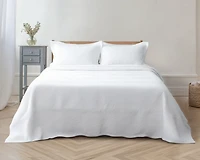 Hermosa Cotton Quilt Set - White