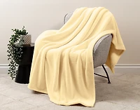 Velvet Plush Throw - Lemon Ice