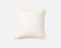 Bamboo Gauze Square Cushion - White