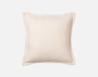 Bamboo Gauze Square Cushion - Bone