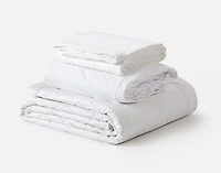 3-Piece Fresh Start Bedding Bundle - White,