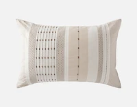 Adrift Pillow Sham, Geometric, Beige,