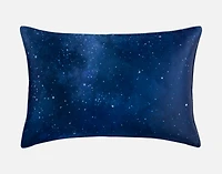 Starlight Pillow Sham, Scenic, GOTS Certified, Blue,