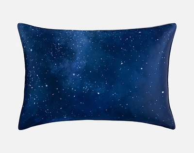 Starlight Pillow Sham, Scenic, GOTS Certified, Blue,