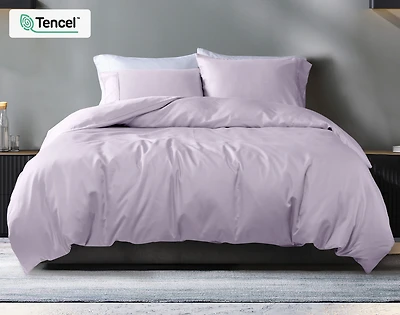 500TC Eucalyptus Luxe TENCEL Lyocell Sheet Set Duvet Cover, TENCEL Lyocell