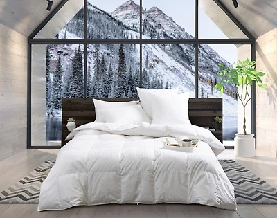 Legacy Canadian Hutterite White Goose Down Duvet, Made