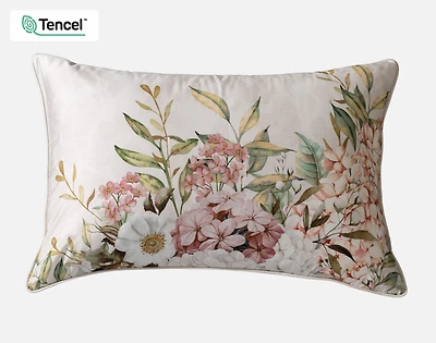 Positano Floral Pillow Sham, Floral, Beige,