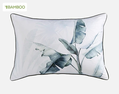 Yolanda Pillow Sham, Botanical, Blue, Queen