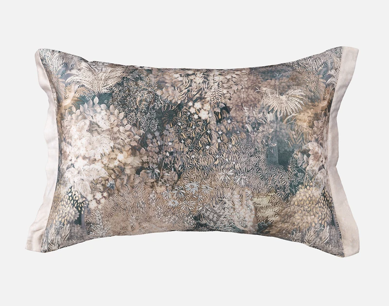 Captiva Pillow Sham, Botanical, Brown, Queen