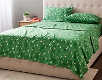 Holiday Cotton Percale Sheet Set