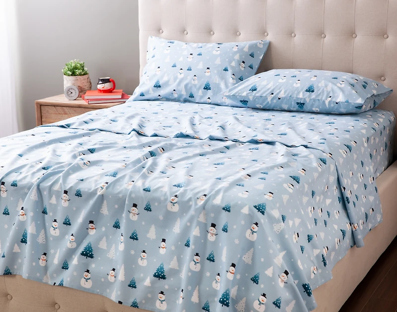 Holiday Cotton Percale Sheet Set