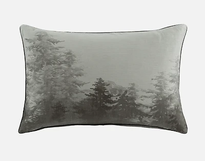 Fraser Pillow Sham, Scenic, Green,