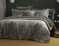 Fraser Duvet Cover, TENCEL Lyocell, Scenic, Green,