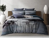 Stormy Duvet Cover, Cotton, TENCEL Lyocell, Scenic, Blue,