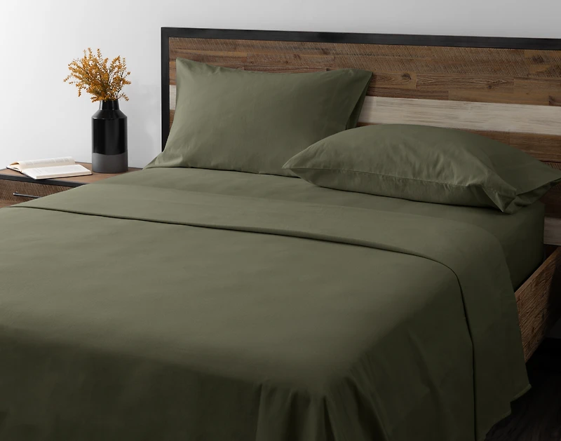 Organic Cotton Flannel Sheet Set