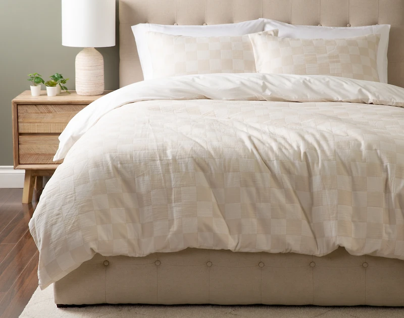 Cotton Jacquard Duvet Cover