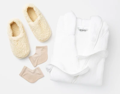3-Piece Luxe Loungewear Bundle - White,