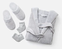 3-Piece Luxe Loungewear Bundle - Grey, Black,
