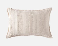 Rustico Pillow Sham, Textured, Beige,