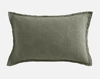 Matosa Pillow Sham, Botanical, Green,