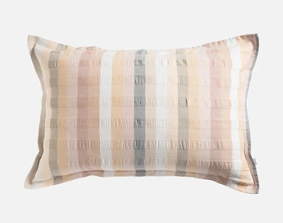 Carmen Pillow Sham, Geometric, Orange, Queen