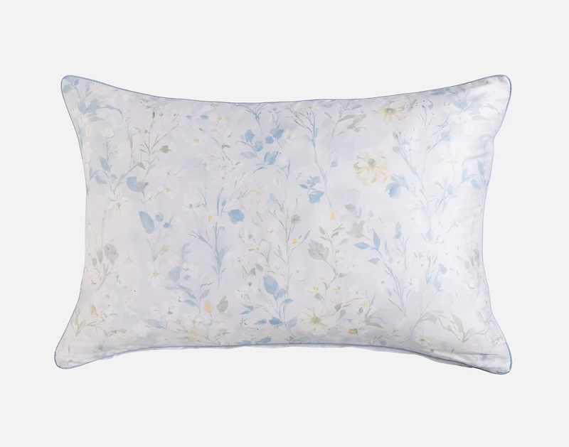 Josephine Pillow Sham, Floral, Blue,