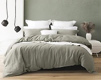 Arden Duvet Cover, TENCEL Lyocell Set, Geometric, Green,