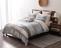 Windswept Duvet Cover, Cotton, TENCEL Lyocell, Scenic, Blue,