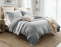 Cielo Duvet Cover, TENCEL Lyocell Set, Geometric, Blue,