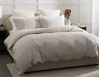 Cavendish Duvet Cover, TENCEL Lyocell Set, Geometric, Beige,