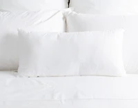 Boudoir Pillow Insert, White, 24" x 12"