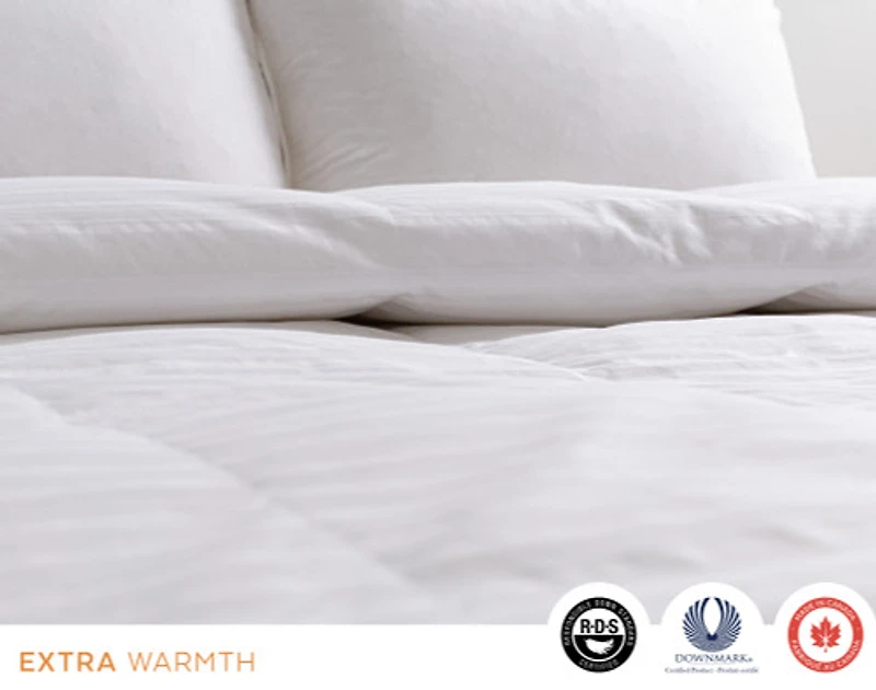 Legacy Canadian Hutterite White Goose Down Duvet, Made