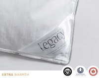 Legacy Canadian Hutterite White Goose Down Duvet, Made