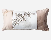 Alder Duvet Cover, TENCEL Lyocell, Botanical, Beige, Queen