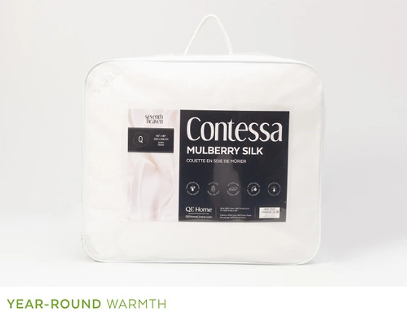 Contessa Mulberry Silk Duvet, OEKO-TEX Certified,