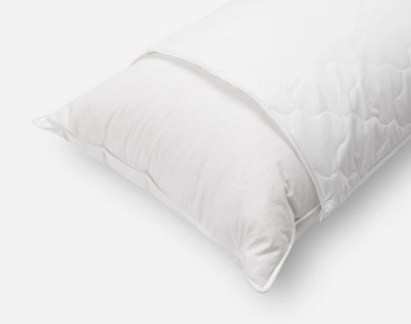 Elite Quilted Pillow Protector, OEKO-TEX Certified, White,