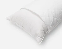 Elite Quilted Pillow Protector, OEKO-TEX Certified, White,