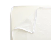 Charlie & Co Ergonomic Memory Foam Pet Bed, White,
